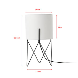 Lámpara de mesa Slough Blanca [lux.pro]