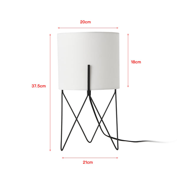 Lámpara de mesa Slough Blanca [lux.pro]