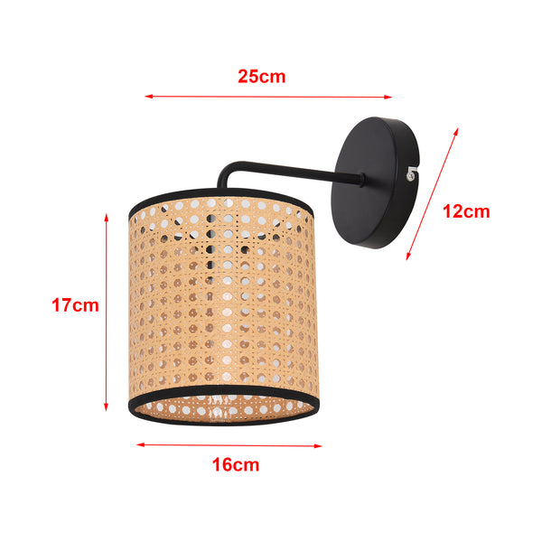 Aplique Southend aspecto ratán [lux.pro]