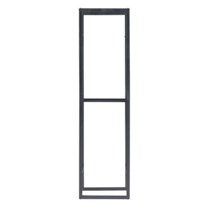 Estante para leña Ulvila con repisa 45x30x170cm [en.casa]