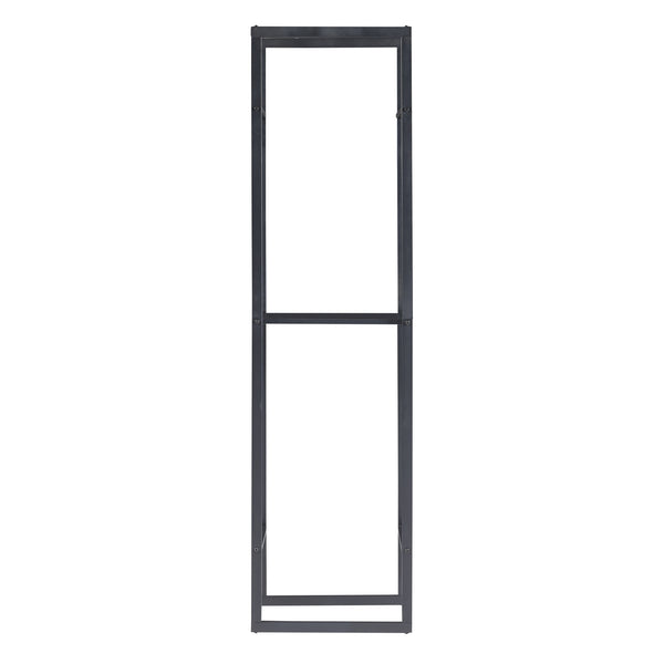 Estante para leña Ulvila con repisa 45x30x170cm [en.casa]