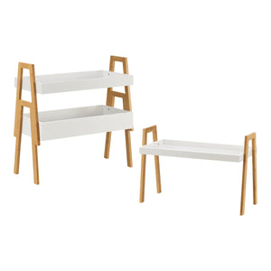 Estantería Hitra de 3 piezas. Bambú [en.casa]