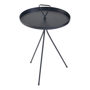Mesa auxiliar Odal metal negro [en.casa]