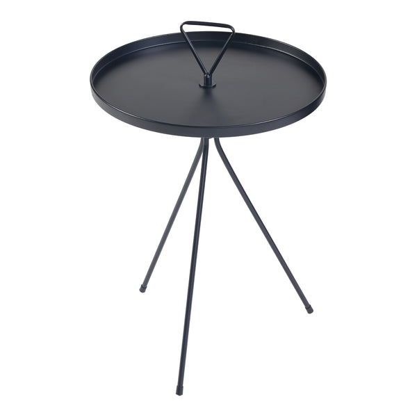 Mesa auxiliar Odal metal negro [en.casa]