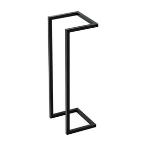 Soporte para toallas Loppa 70x25x20 cm Negro [en.casa]