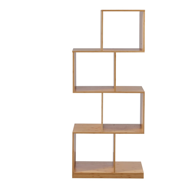 Estantería Gullspång Bambú 130x55x30cm Natural [en.casa]