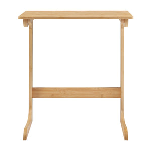 Mesa para portátil Hægebostad 65x60x40 cm Bambú [en.casa]