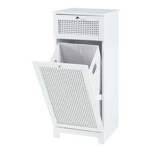Armario para ropa Karlsøy 90x38x40cm Blanco [en.casa]