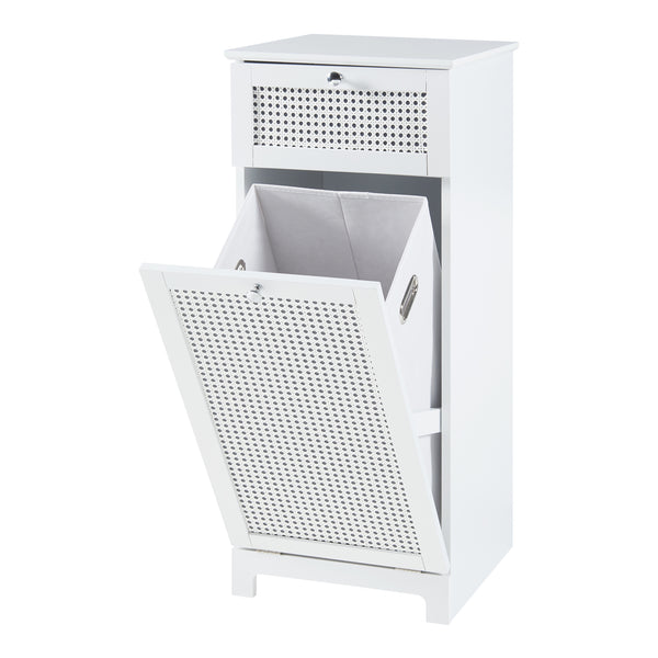 Armario para ropa Karlsøy 90x38x40cm Blanco [en.casa]