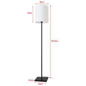 Lámpara de pie Solna 158 cm Blanco [lux.pro]