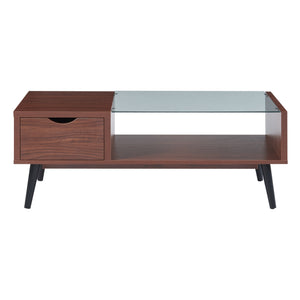 Mesa de centro Markaryd aspecto nogal [en.casa]