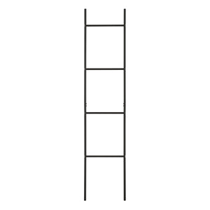 Escalera para toallas Bodø acero 176x38 cm negro [en.casa]