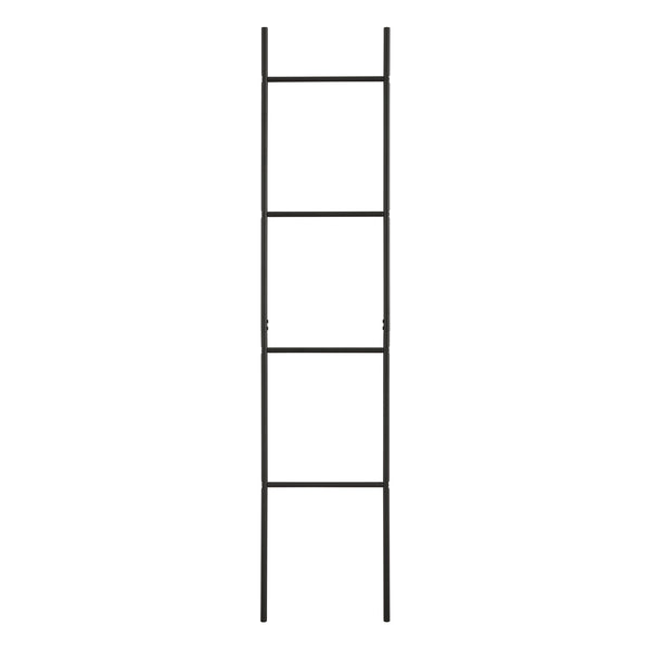 Escalera para toallas Bodø acero 176x38 cm negro [en.casa]