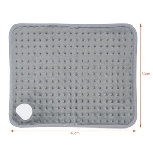 Almohadilla térmica eléctrica Bella 80W 40x30cm Gris [en.casa]