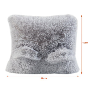 Almohadilla térmica eléctrica Capurso 100W 40x40cm Gris [en.casa]