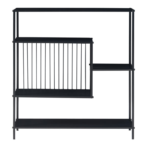 Mesa consola Beesel 65,5x60x20 cm Negro [en.casa]