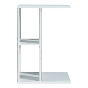 Mesa auxiliar con superficie para rascar Ljungby Blanco [en.casa]