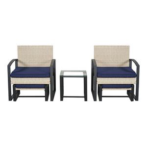 Conjunto de muebles de jardín Calvello de 5 piezas [casa.pro]