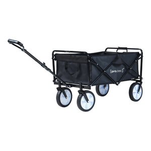 Carro de mano Stenlille 84x55 cm máx. 80kg Negro [pro.tec]