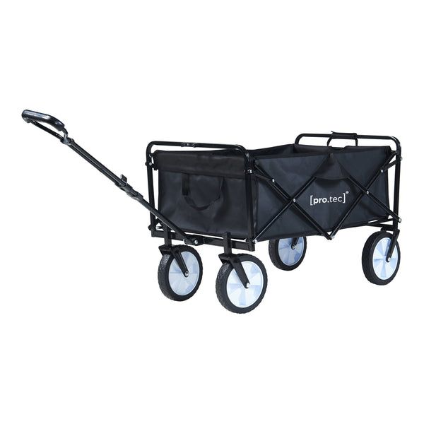 Carro de mano Stenlille 84x55 cm máx. 80kg Negro [pro.tec]