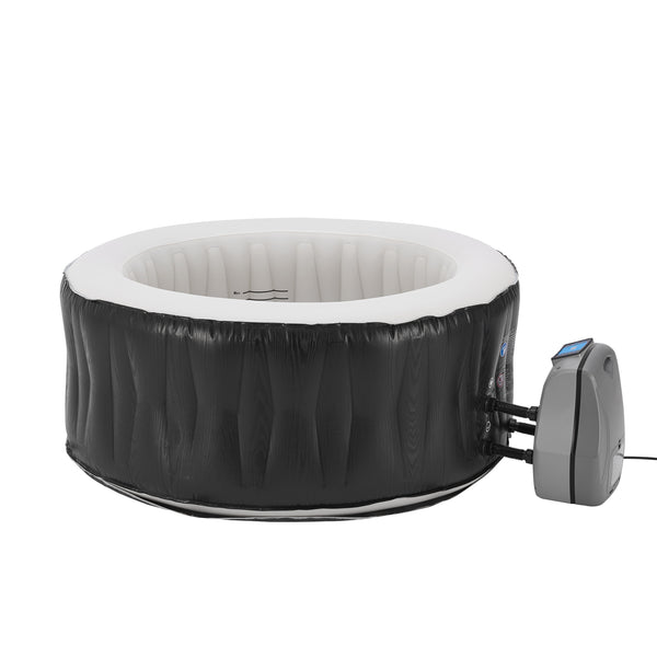 Bañera de hidromasaje inflable Carbone 165x70 cm [pro.tec]