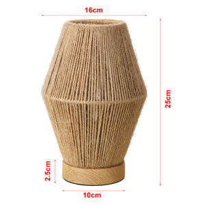 Lámpara de mesa Arundel 1xE27 aspecto madera/natural [lux.pro]