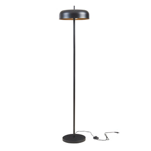 Lámpara de pie Barton de 2 luces Metal 159 cm Negro [lux.pro]