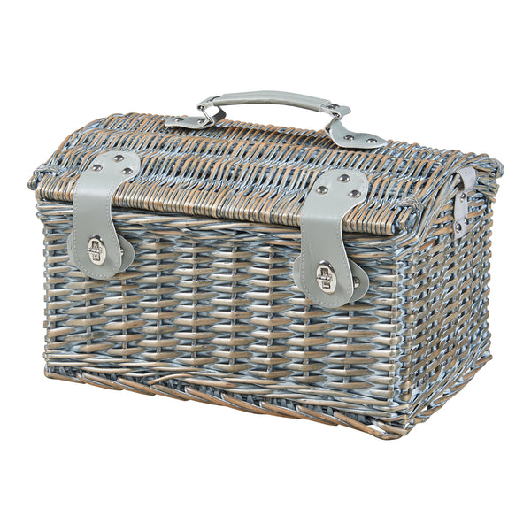 Cesta de picnic Folldal para 2 personas 40x28x25 cm [casa.pro]