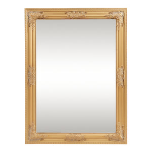 Espejo de pared Punkalaidun estilo barroco 80x60 cm color dorado [en.casa]