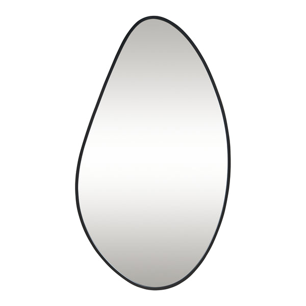 Espejo de pared Orland 82x46 cm Negro [en.casa]