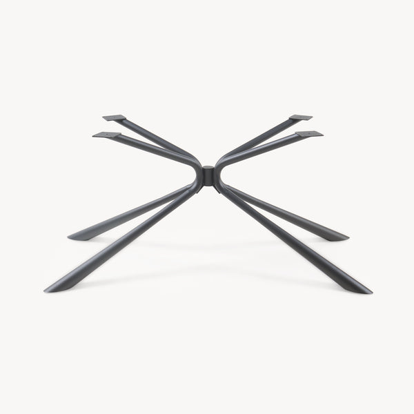 Estructura de mesa Havosanlurg acero 160x70x72 cm negro [en.casa]