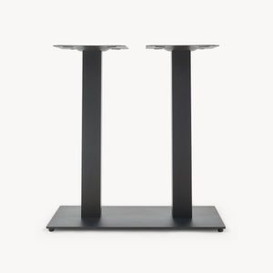 Estructura de mesa Vadejord acero 70x40x73 cm negro [en.casa]