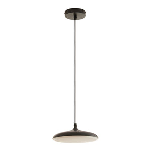 Lámpara colgante Oupilu con LEDs integrados Metal 120x25x25 cm Negro/Blanco [lux.pro]