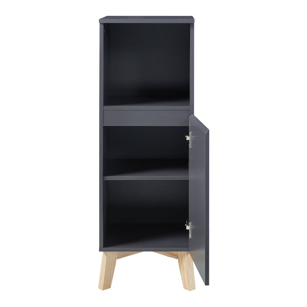 Conjunto de muebles de baño de 5 piezas Overath gris [en.casa]