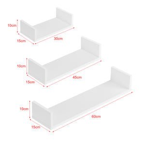 Estantería flotante Vennesia Set de 3 Vennesia varios colores en.casa