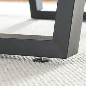 Conjunto de 2 estructuras de mesa Lalling negro [en.casa]