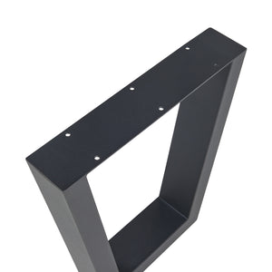 Conjunto de 2 estructuras de mesa Lalling negro [en.casa]