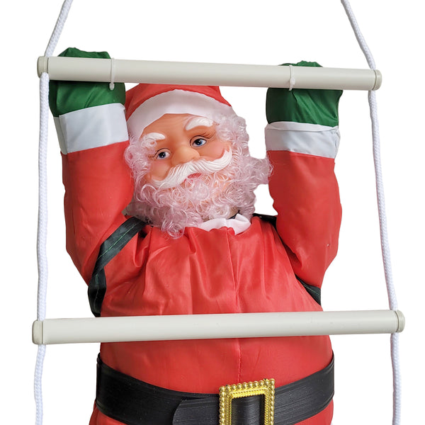 Papá Noel en escalera 60 cm [lux.pro]
