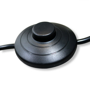 Lámpara de pie con base giratoria 1x E27 Ø 29,5 x 150 cm Negro lux.pro