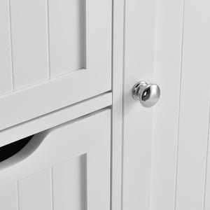 Armario de baño Locust 81x55x30 cm Blanco en.casa