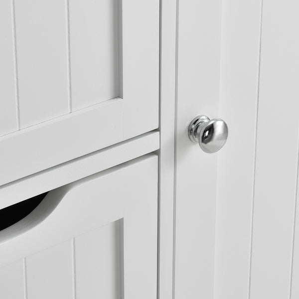 Armario de baño Locust 81x55x30 cm Blanco en.casa