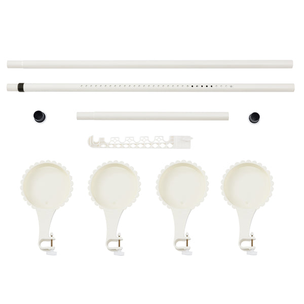 Estantería para plantas telescópica 110-305 cm estantería para flores [en.casa]