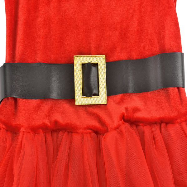 Disfraz de Navidad Fiesta Papá Noel para mujeres en.casa