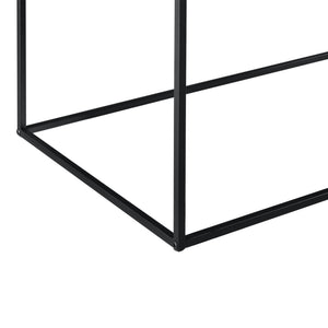 Mesa consola metal negro en varios tamaños [en.casa]
