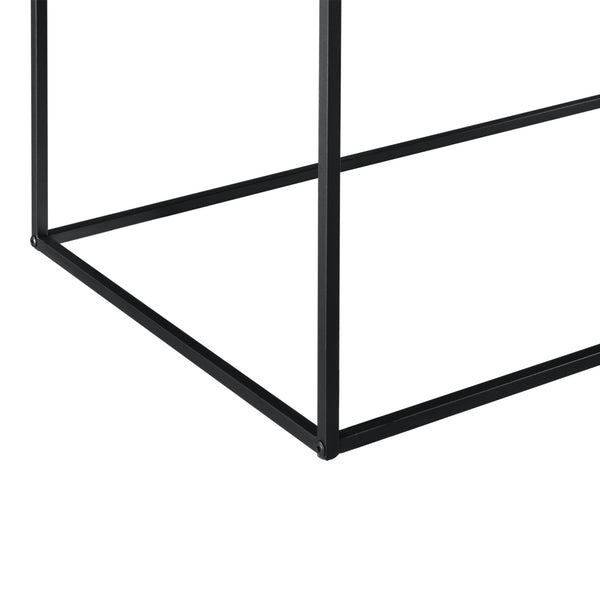 Mesa consola metal negro en varios tamaños [en.casa]