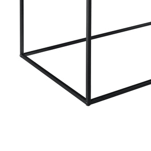 Mesa consola metal negro en varios tamaños [en.casa]