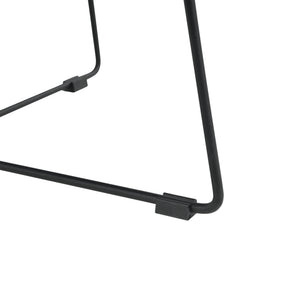 Mesa de centro Nelson Ø 60 cm Tapizado Gris/Negro en.casa