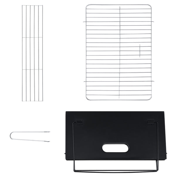 Parrilla plegable 41x29 cm de acero pro.tec