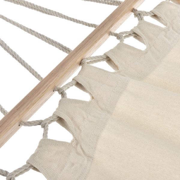 Hamaca Corinto 200x80 cm Máx. 150 kg para interior y exterior Crema casa.pro