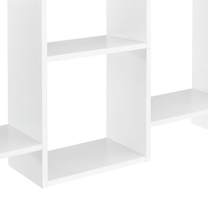 Estantería de pared Jessheim 161x18x65 cm Blanco en.casa